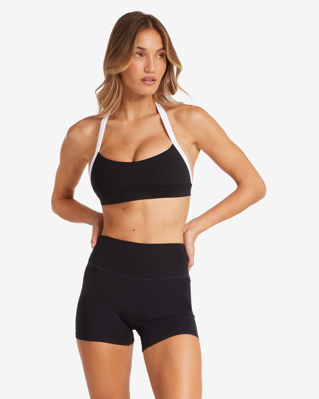 Serenity Alani Crop | Black Two Tone