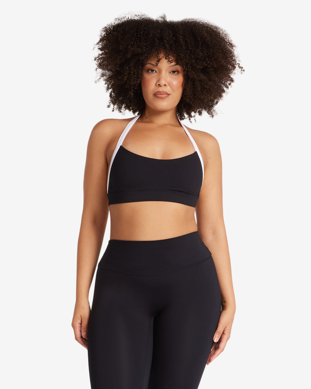 Serenity Alani Crop | Black Two Tone