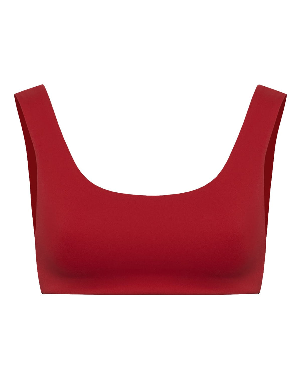 Fade Off Shoulder Crop | Retro Red