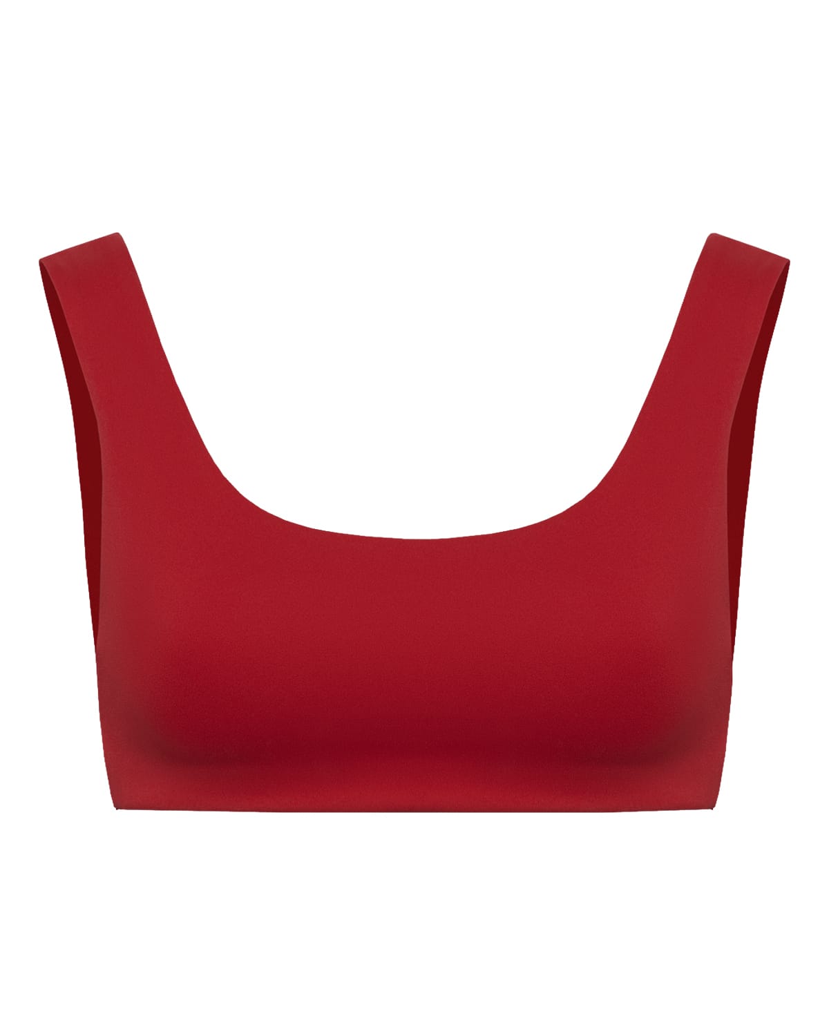 Fade Off Shoulder Crop | Retro Red