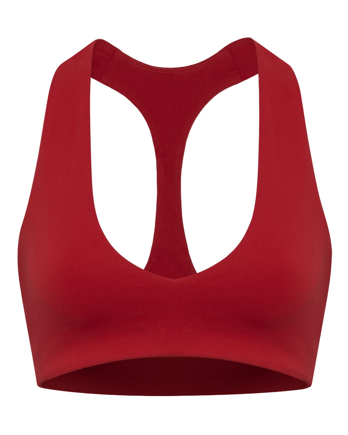 Fade Wide Strap Crop | Retro Red