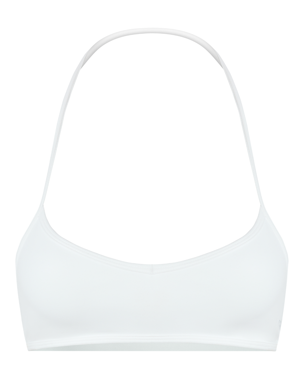 Form Micro Crop | White