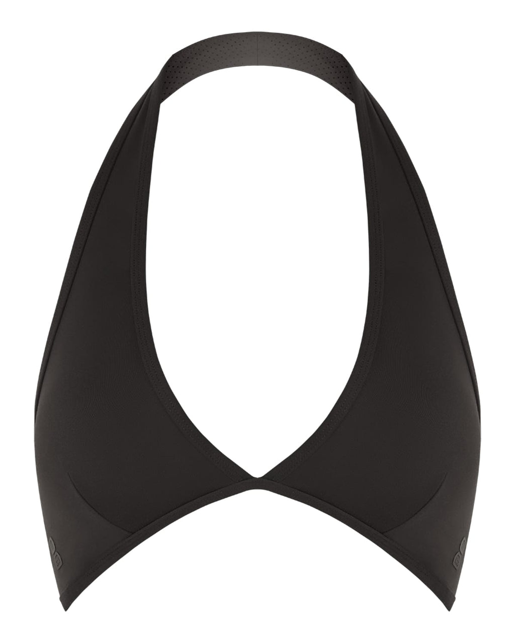 Form Triangle Halter Crop | Grounded Brown
