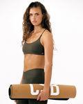 Fade Lexi Support Crop | Deep Olive