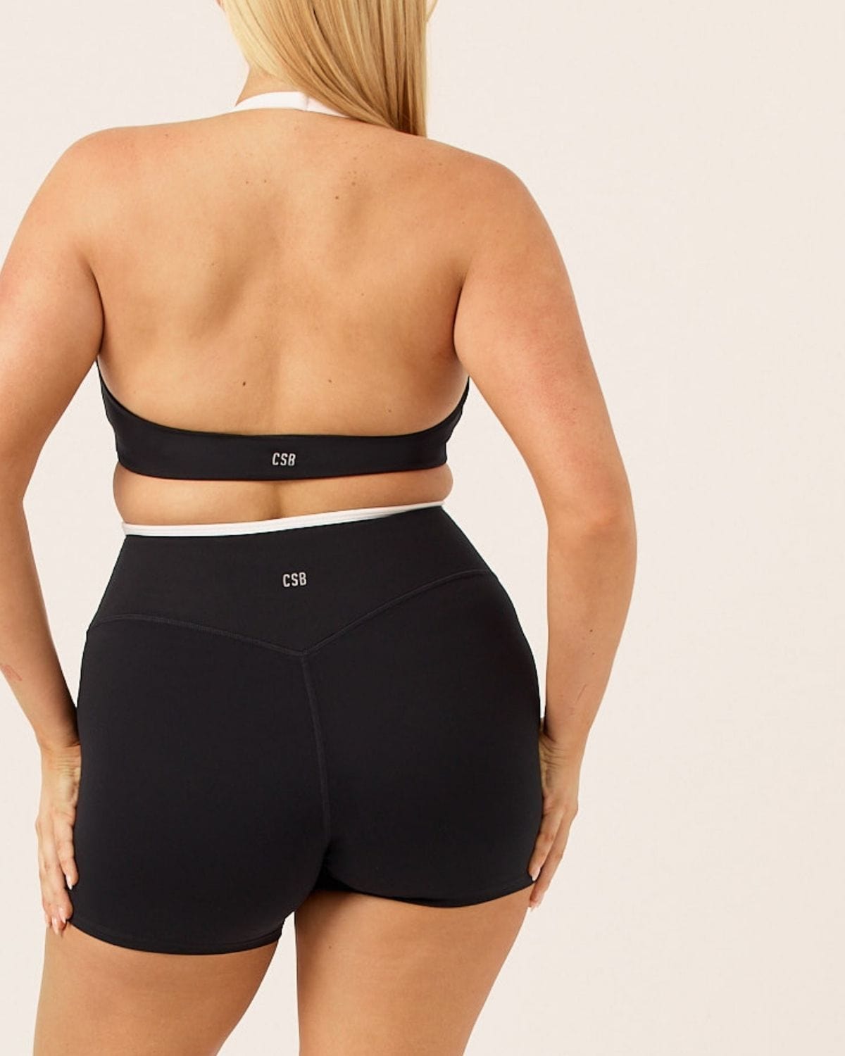 Serenity June Crop | Black Two Tone