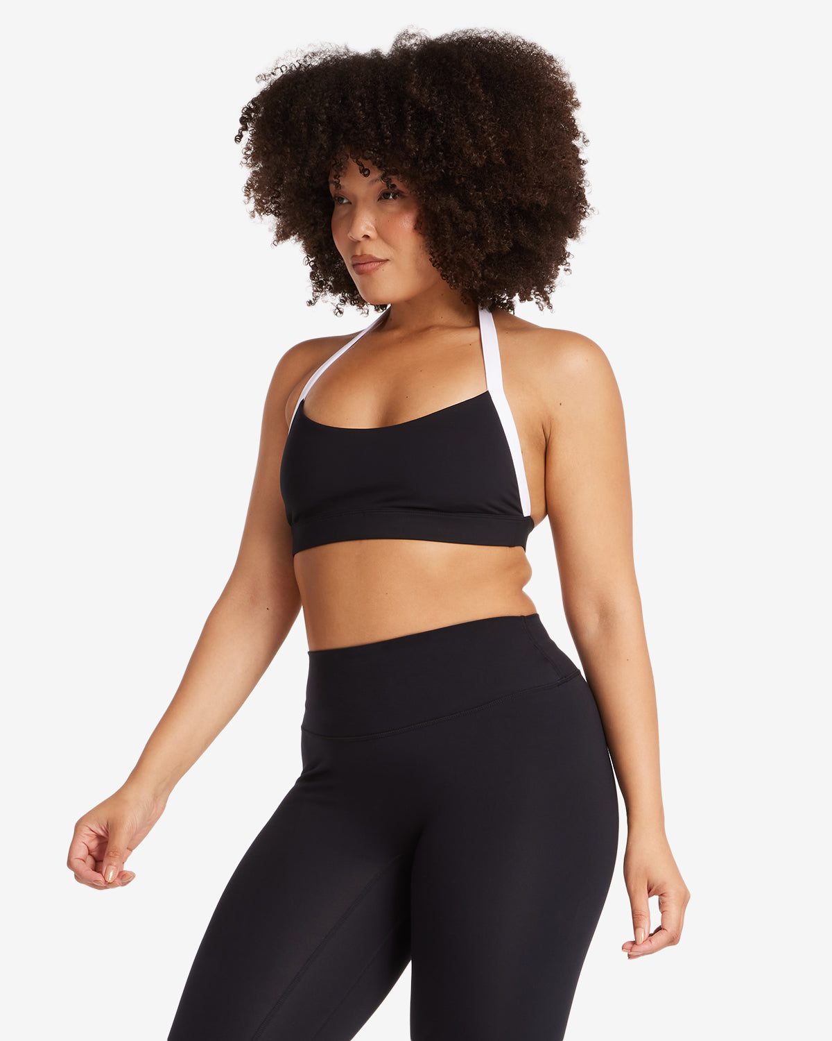 Serenity Alani Crop | Black Two Tone