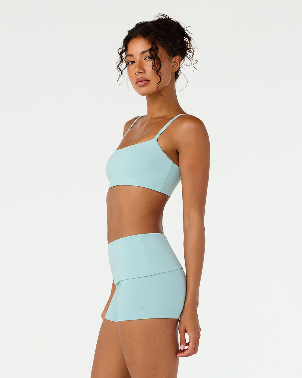 Form Essentials Crop | Aquatic