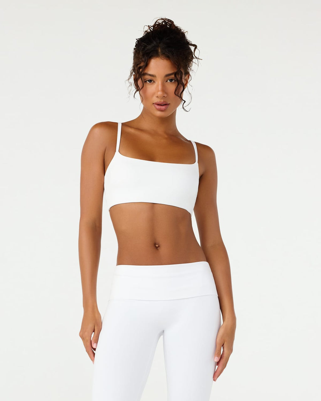 Form Essentials Crop | White