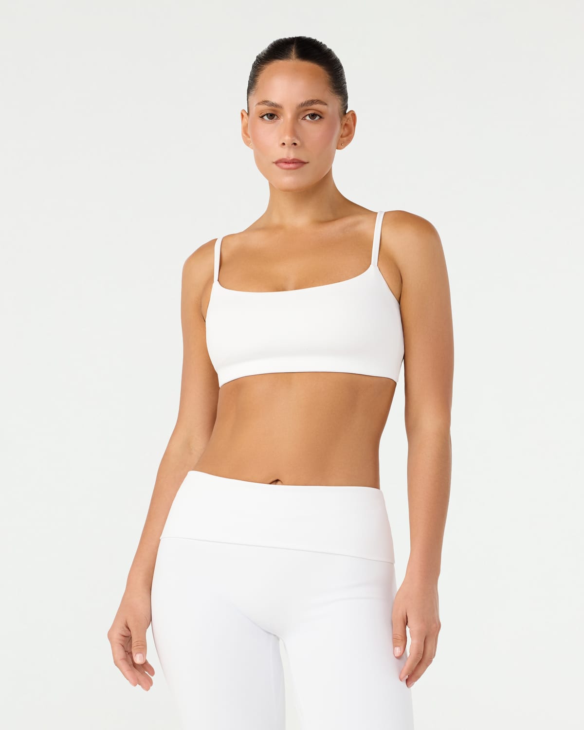 Form Essentials Crop | White