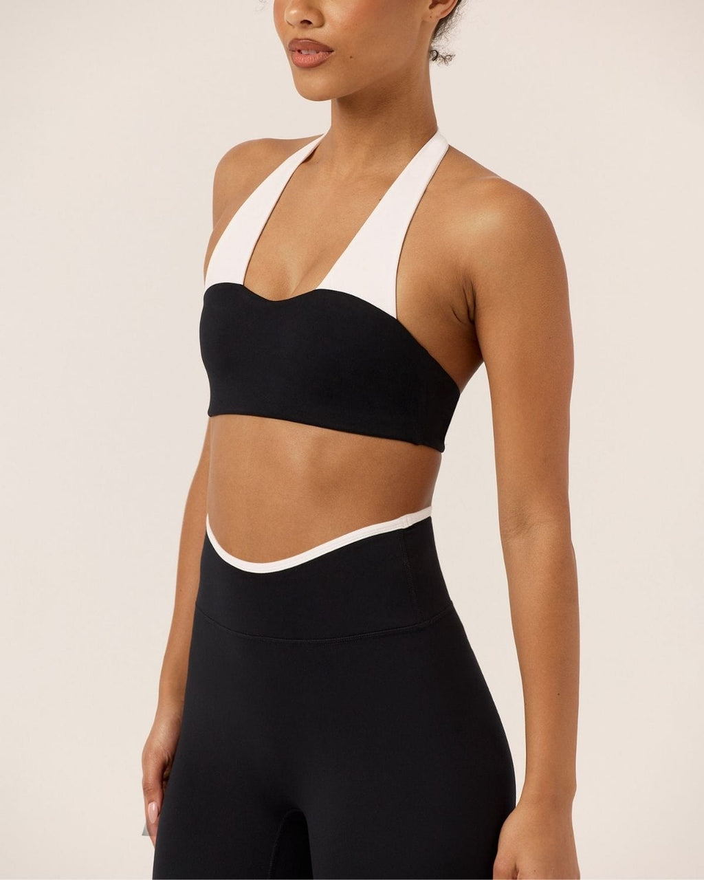 Serenity June Crop | Black Two Tone