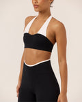 Serenity June Crop | Black Two Tone