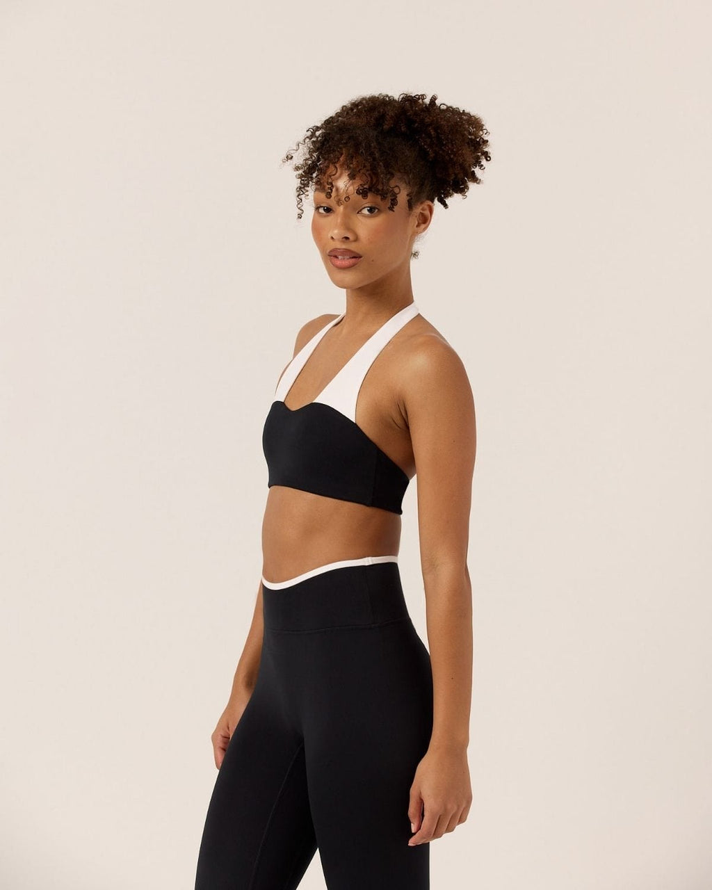 Serenity June Crop | Black Two Tone