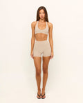 Form Halter Crop | Fawn