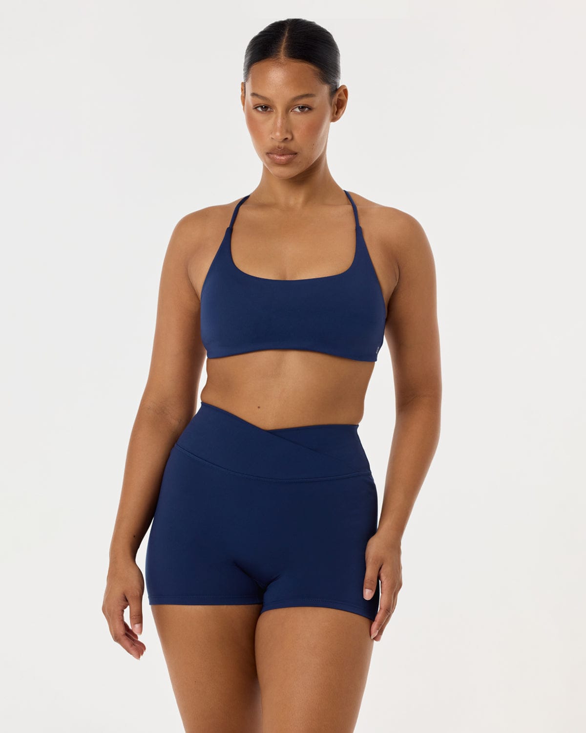 Serenity Lexi Support Crop | Navy