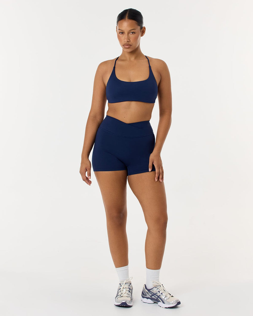 Serenity Lexi Support Crop | Navy