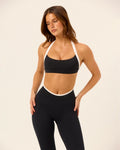 Serenity Alani Crop | Black Two Tone