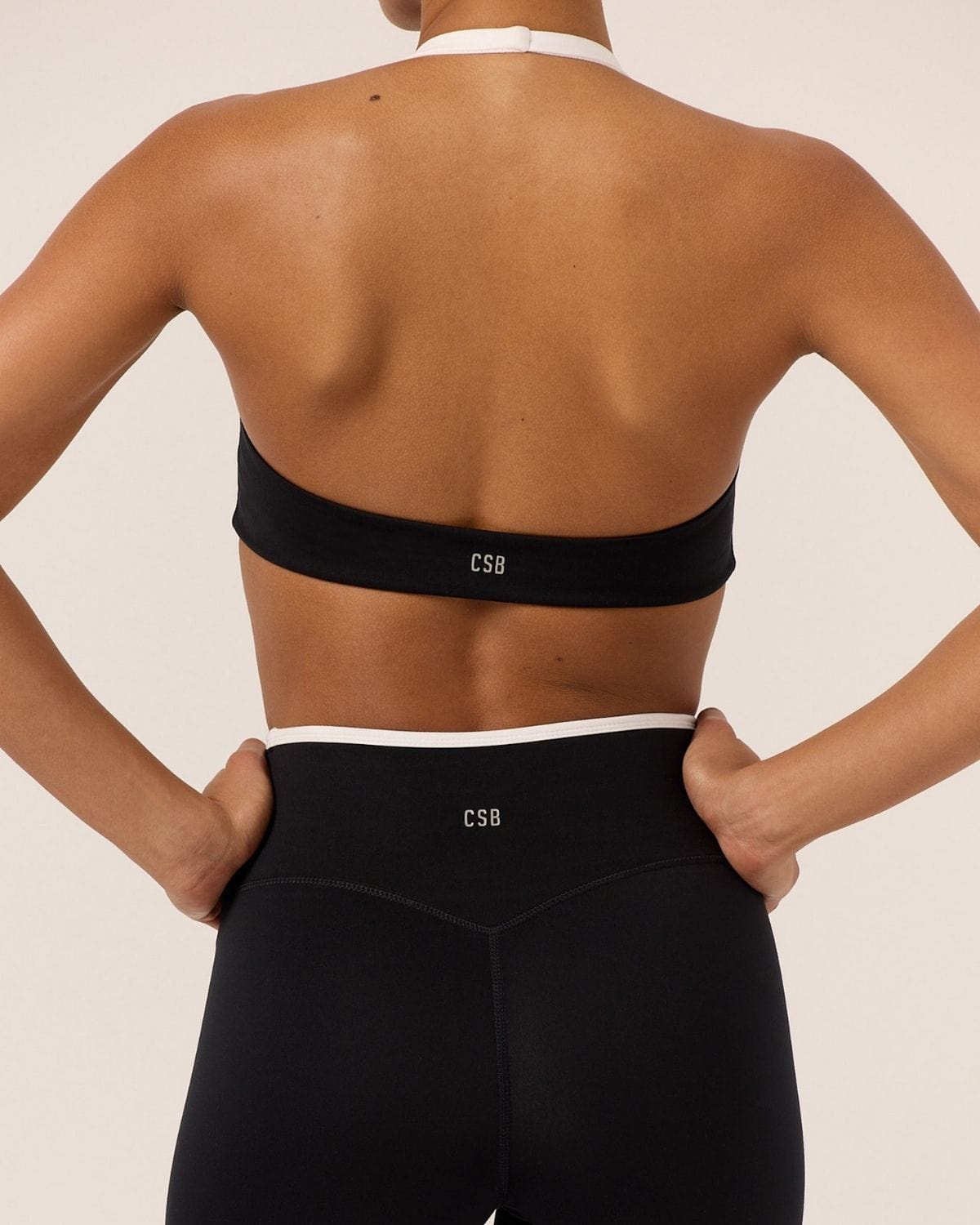 Serenity June Crop | Black Two Tone