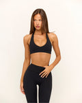 Form Halter Crop | Black