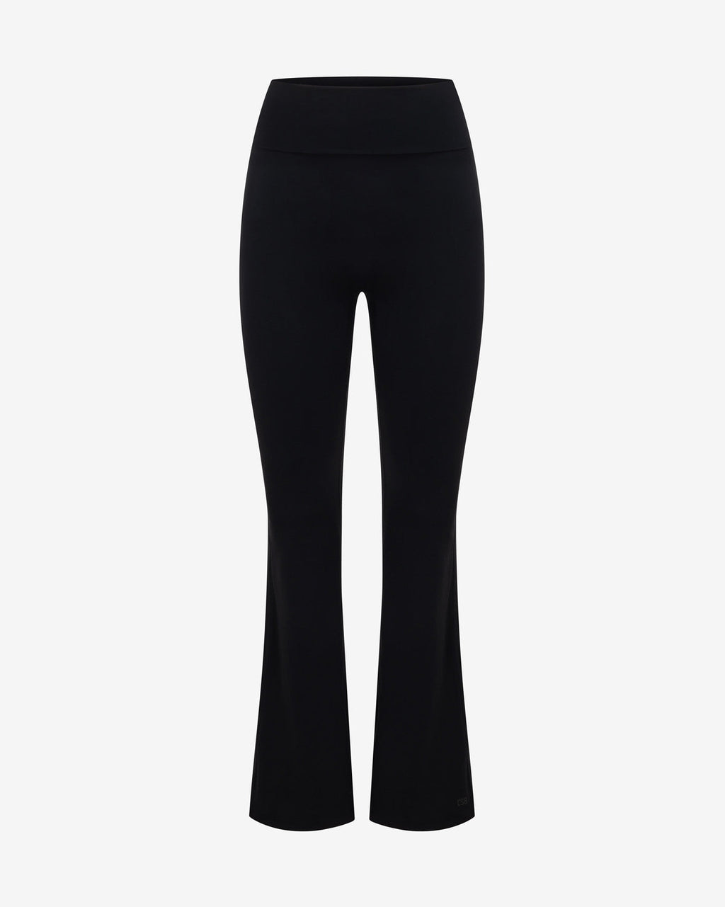 Form Invisible Scrunch Flare Fold Over Leggings | Black