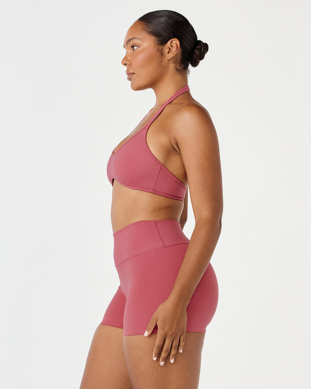 Serenity Soft Halter Contour Crop | Bloom