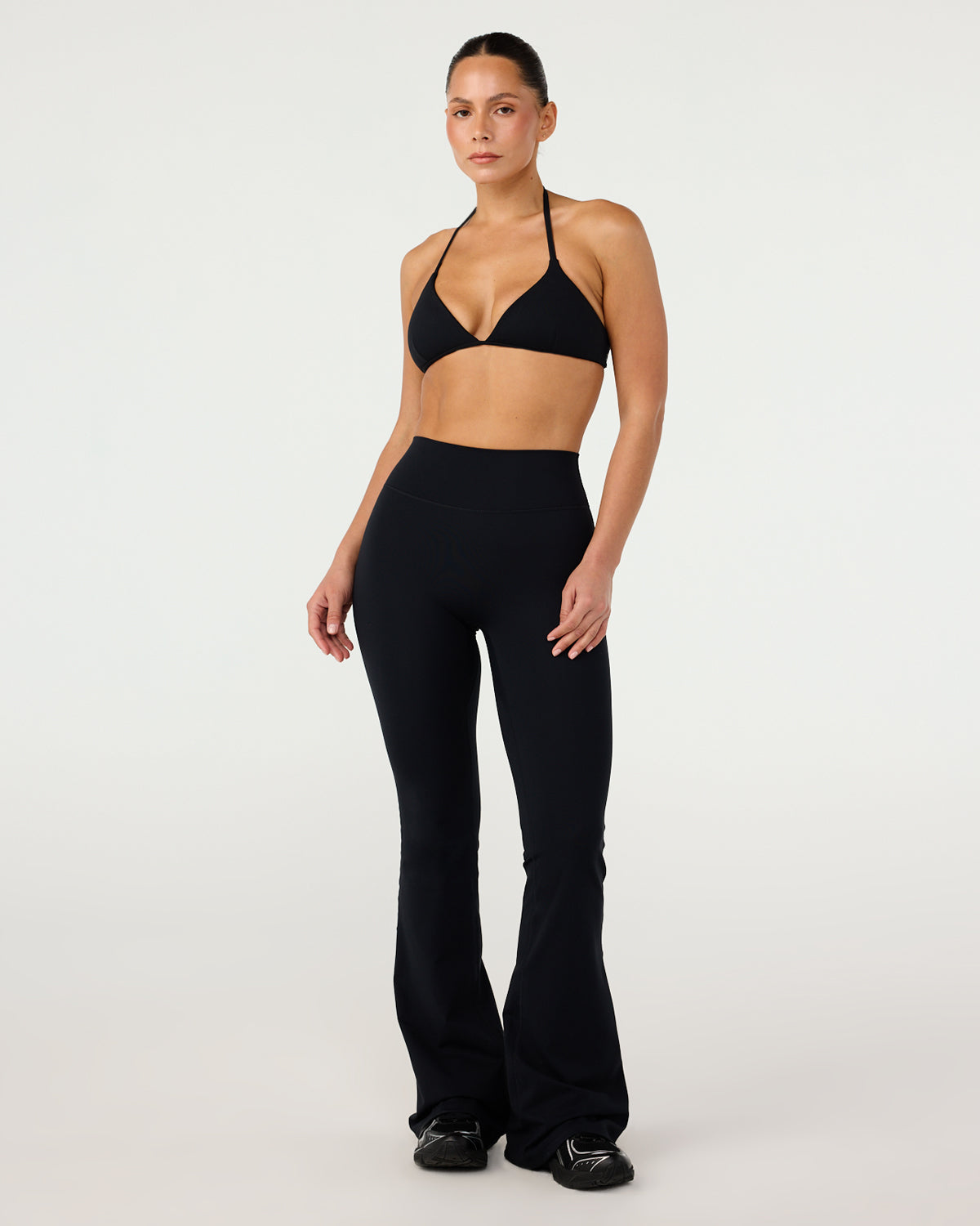 Form Invisible Scrunch Flare Leggings Tall | Black