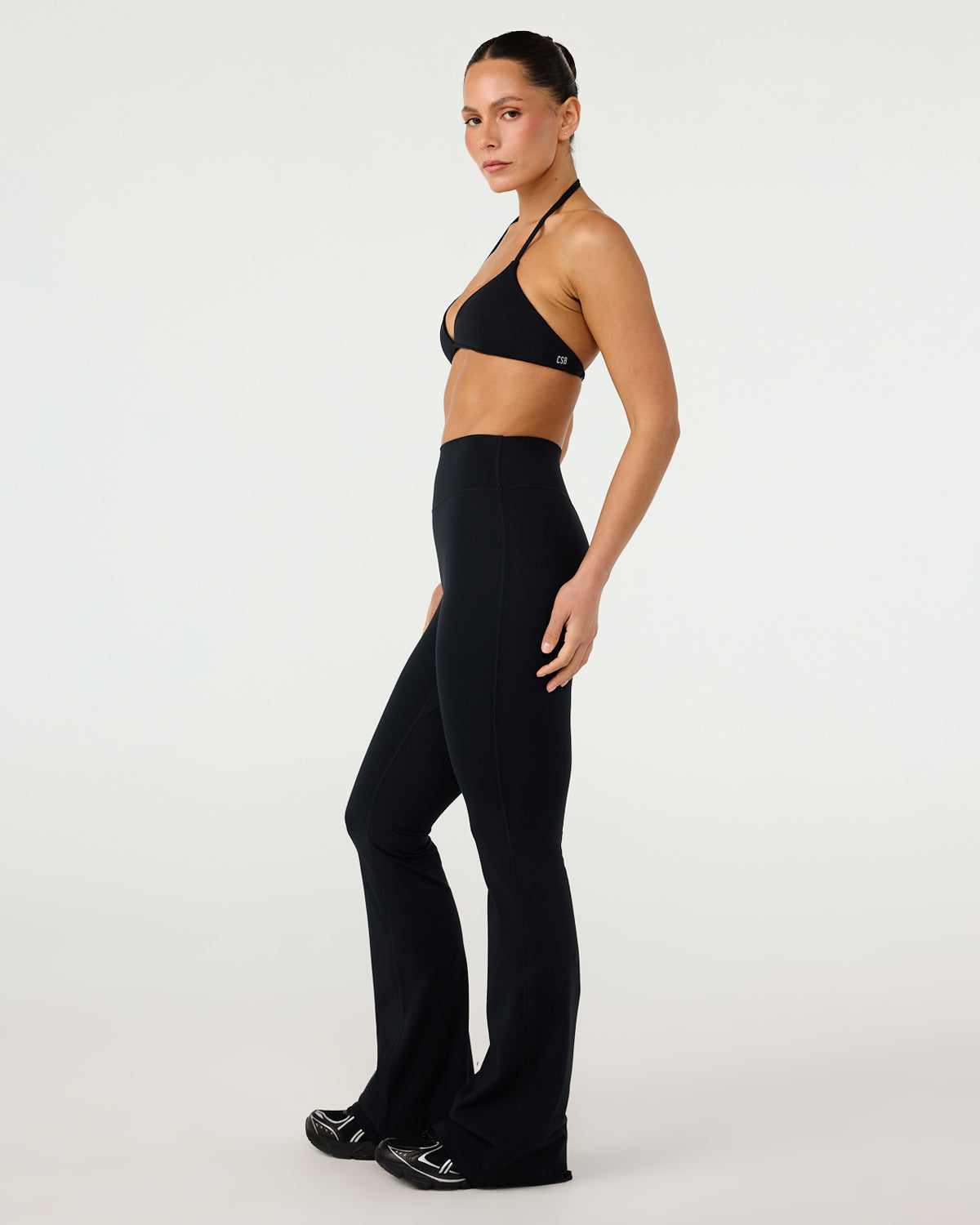 Form Invisible Scrunch Flare Leggings Tall | Black