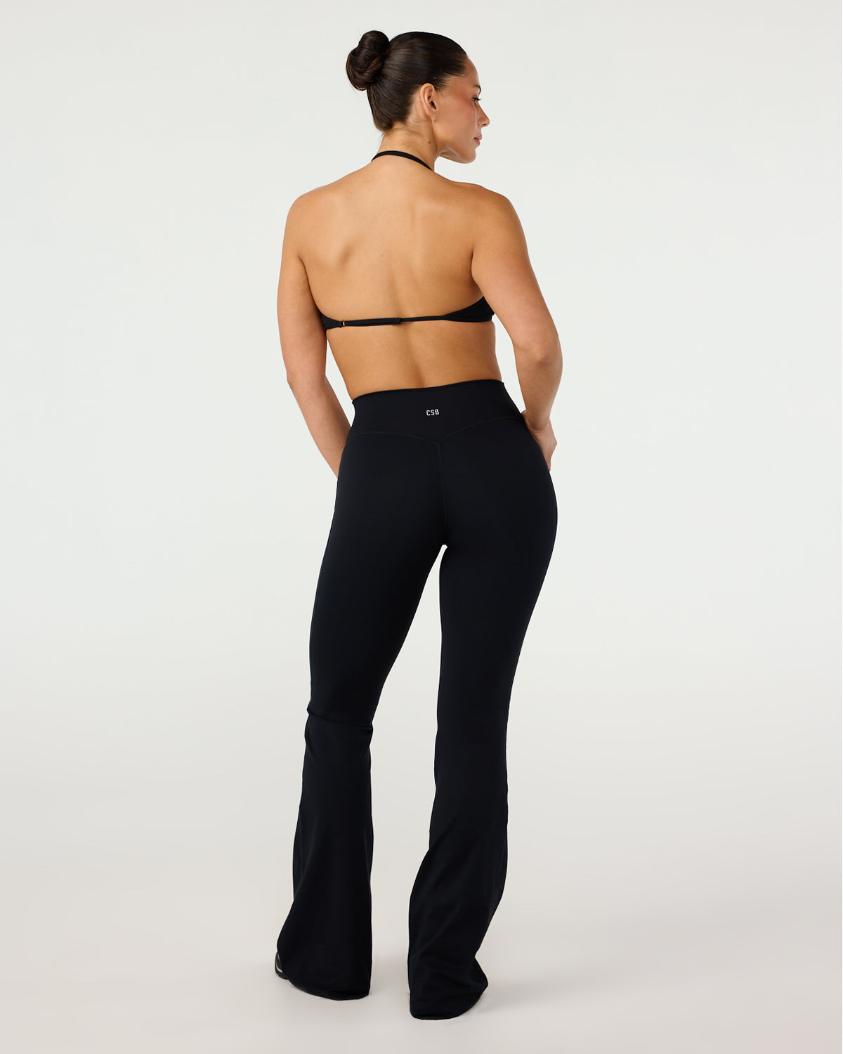 Form Invisible Scrunch Flare Leggings Tall | Black