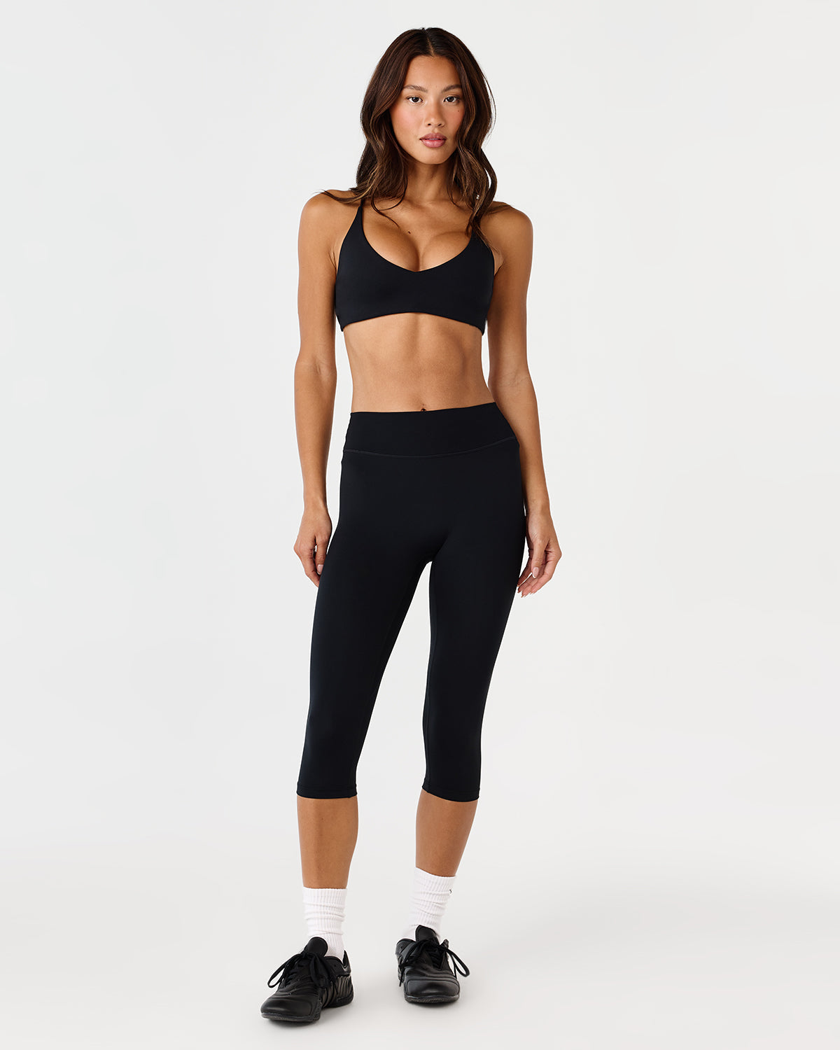 Form Invisible Scrunch Capri Leggings | Black