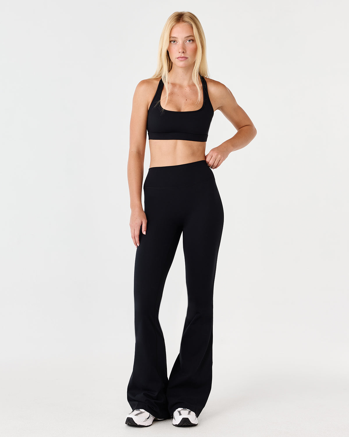 Form Invisible Scrunch Flare Leggings Tall | Black