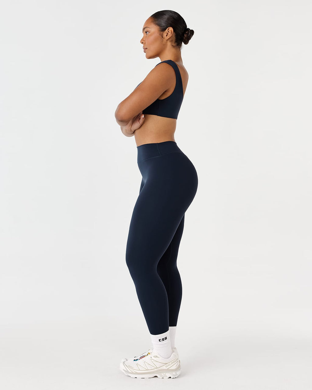 Fade Invisible Scrunch Leggings | Deep Navy