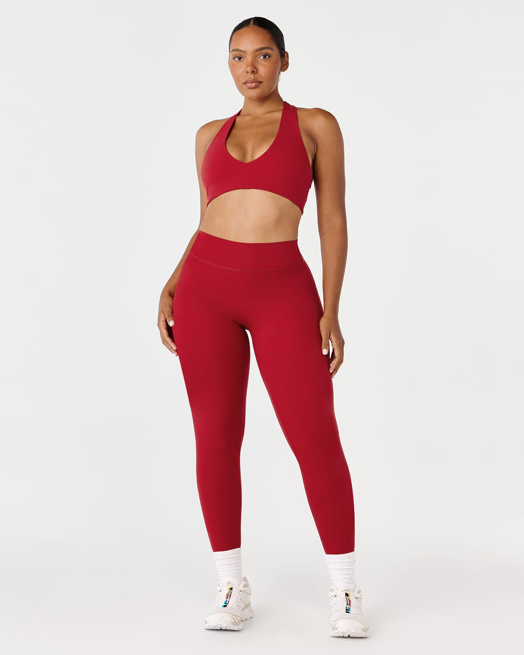 Fade Invisible Scrunch Leggings | Retro Red