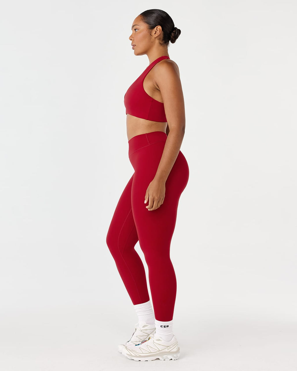 Fade Invisible Scrunch Leggings | Retro Red