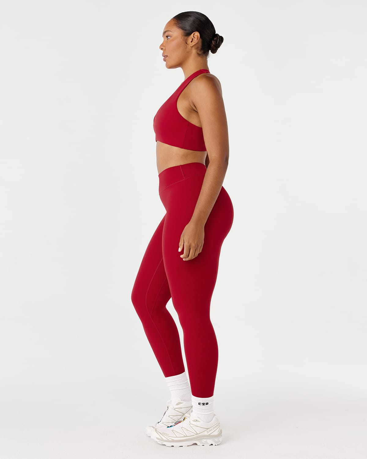 Fade Invisible Scrunch Leggings | Retro Red