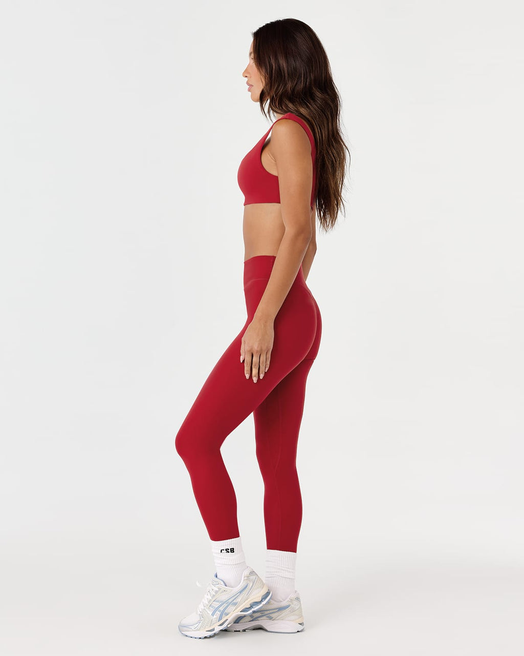 Fade Invisible Scrunch Leggings | Retro Red