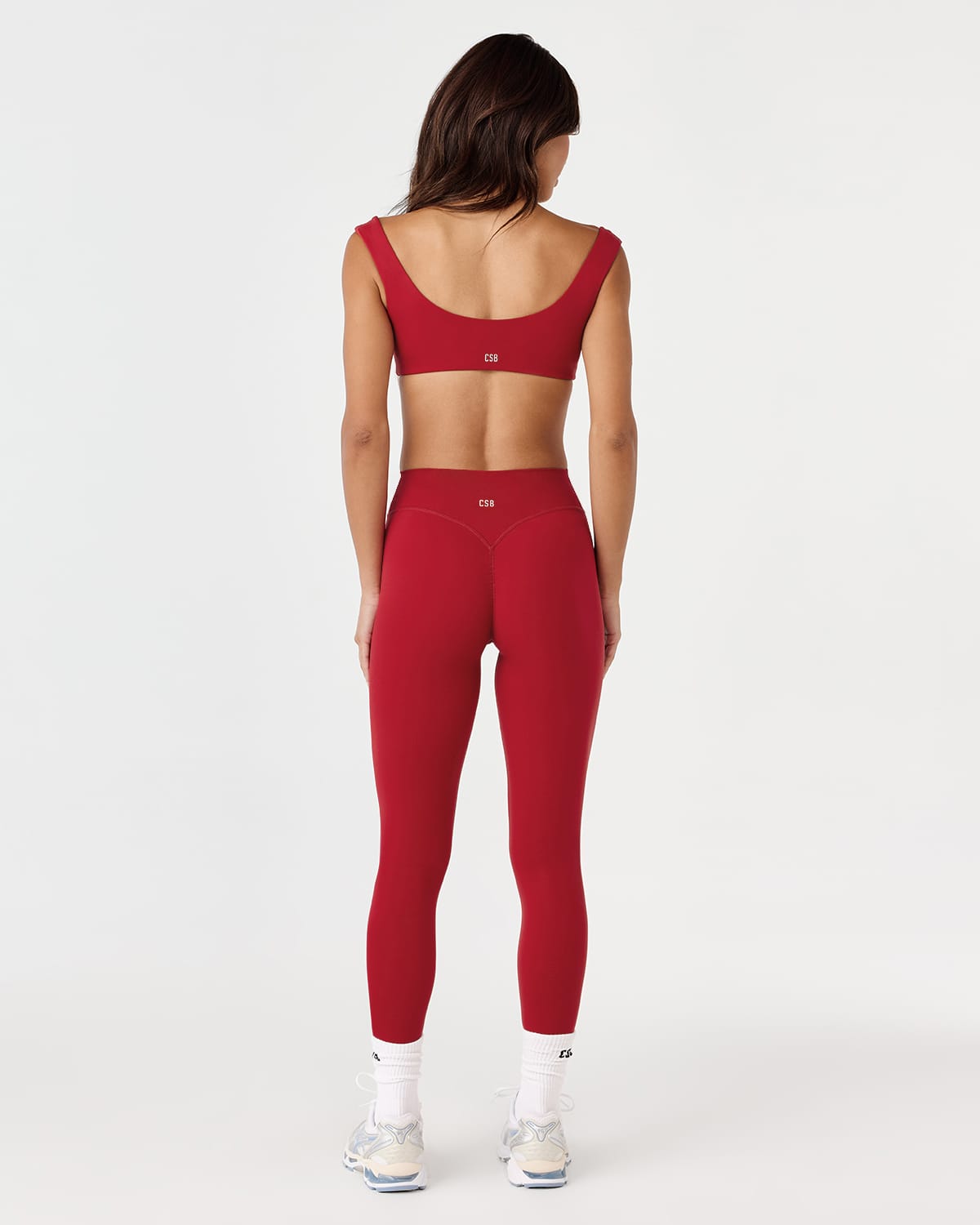 Fade Invisible Scrunch Leggings | Retro Red