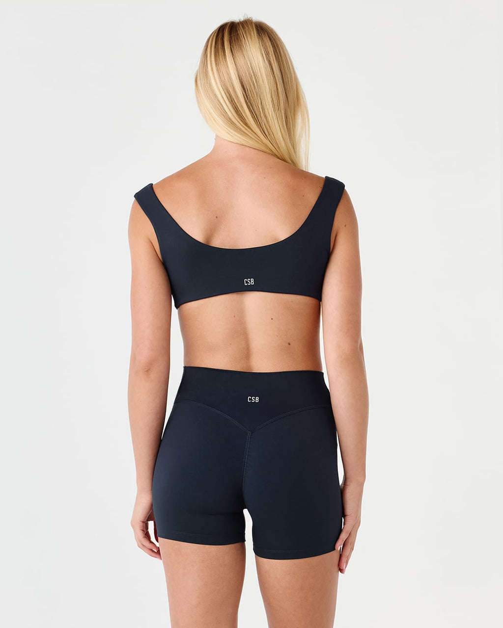 Fade Off Shoulder Crop | Deep Navy