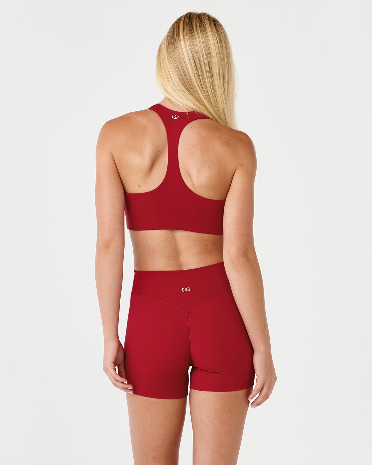 Fade Wide Strap Crop | Retro Red